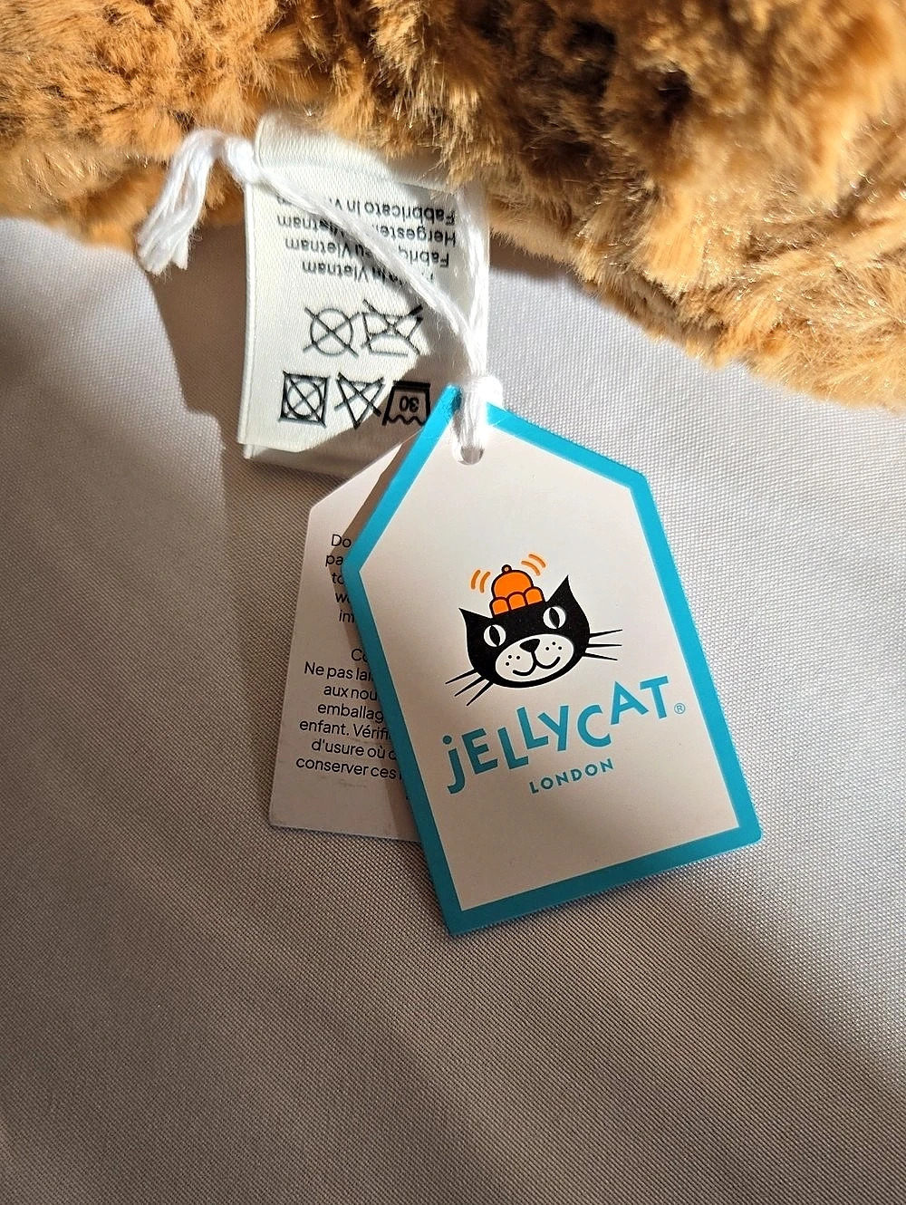 Jellycat Edward Bear Plush Brown NWT - Picture 6 of 8